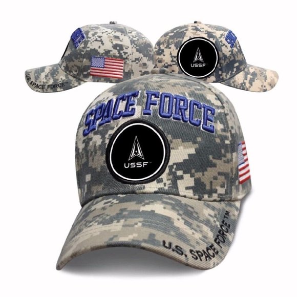 U.S. Space Force Camo Official Licensed Cap Hat - NEW FAST SHIPPING - Picture 2 of 5